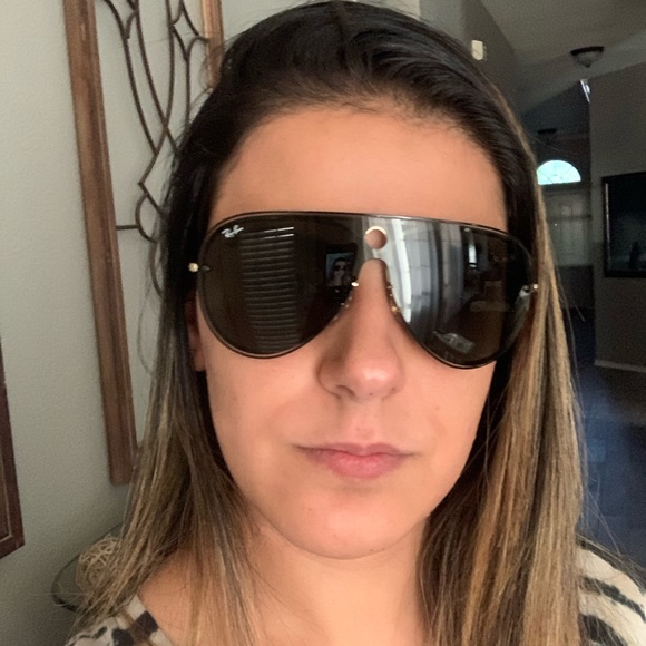 Black unisex ray ban sunglasess - Picture 2 of 9